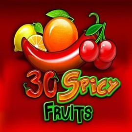 30 Spicy Fruits game by Amusnet Interactive – logo hosted on Zoccer Casino