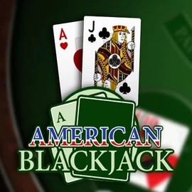 American Blackjack slot logo by Habanero at Zoccer Casino