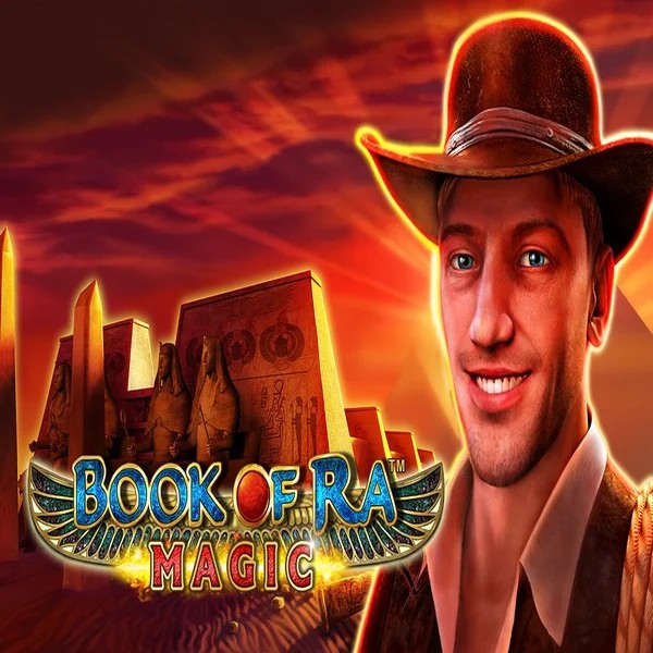Book of Ra Magic casino game by Greentube – featured logo at Zoccer Casino