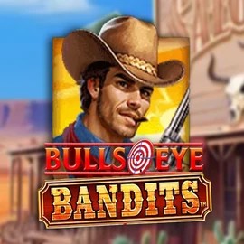Official Slots logo: Bulls Eye Bandits by Origins at Zoccer Casino