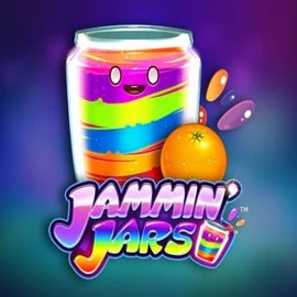 Jammin Jars slot logo by Push Gaming at Zoccer Casino
