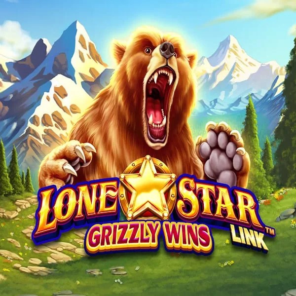 Official Slots logo: Lone Star Link Grizzly Wins by Greentube at Zoccer Casino