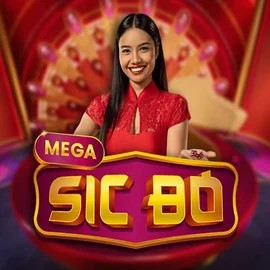 Mega Sic Bo online game logo by Pragmatic Play on zoccerr.eu