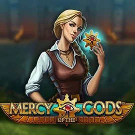Mercy Of The Gods online game logo by NetEnt on zoccerr.eu