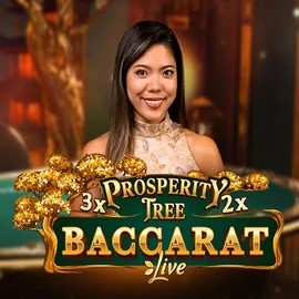 Prosperity Tree Baccarat casino game by Evolution – featured logo at Zoccer Casino