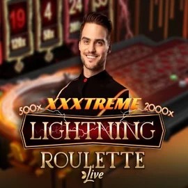 XXXtreme Lightning Roulette logo by Evolution Zoccer Casino